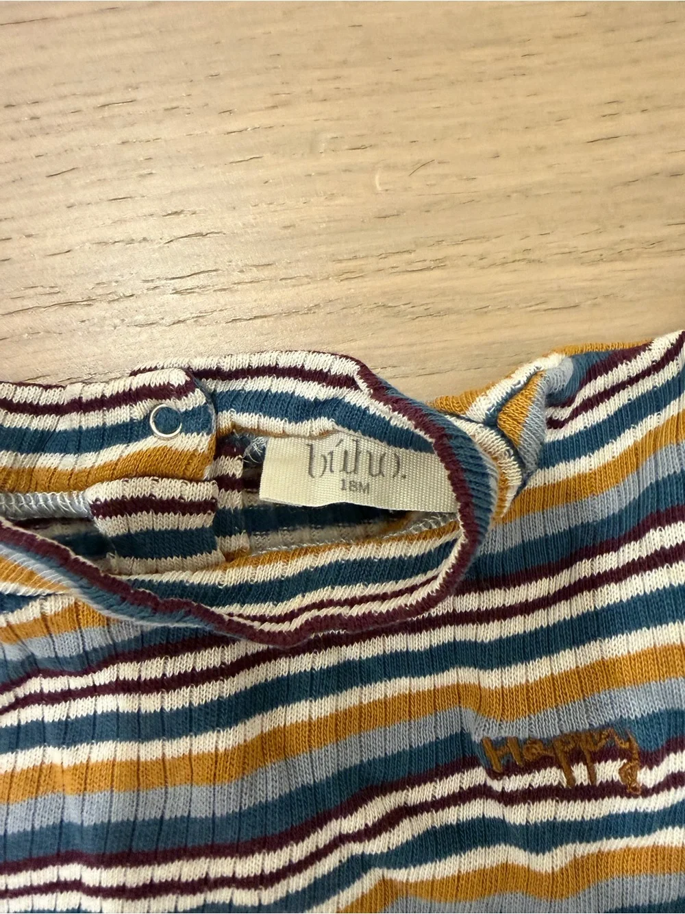 Buho Fancy Stripes Kids Long Sleeve Tshirt